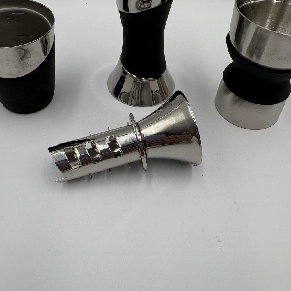 4 Piece Copco‎ Bar Set Jiggers Juicer Stainless Steel Unused
